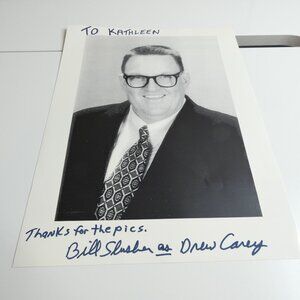 Autographed Photo Drew Carey TV Show Bill Slusher OOAK For a Fan Christmas Gift